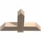 Ekena Millwork Eugene Smooth Timber Gable Bracket, Douglas Fir, 36"W x 21"H x 5 1/2"D x 5 1/2"F, 14/12 Pitch GBW036X21X0606EUG00SDF - alternate 4